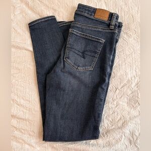 American Eagle Outfitters Dark Blue Skinny Jeans
